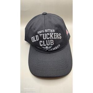 100% Bitter Old F$@kers Club Hat/Black Adjustable/ USA Flag Trucker Hat